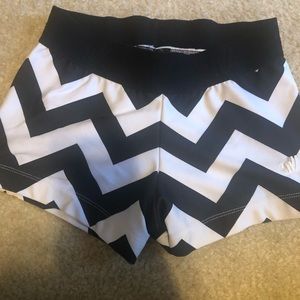 Varsity chevron shorts